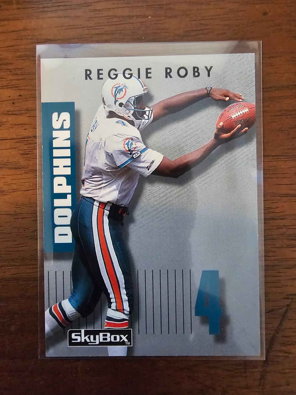 Reggie Roby 1992 Skybox Primetime #4 - Miami Dolphins - NFL - Fresh Pull